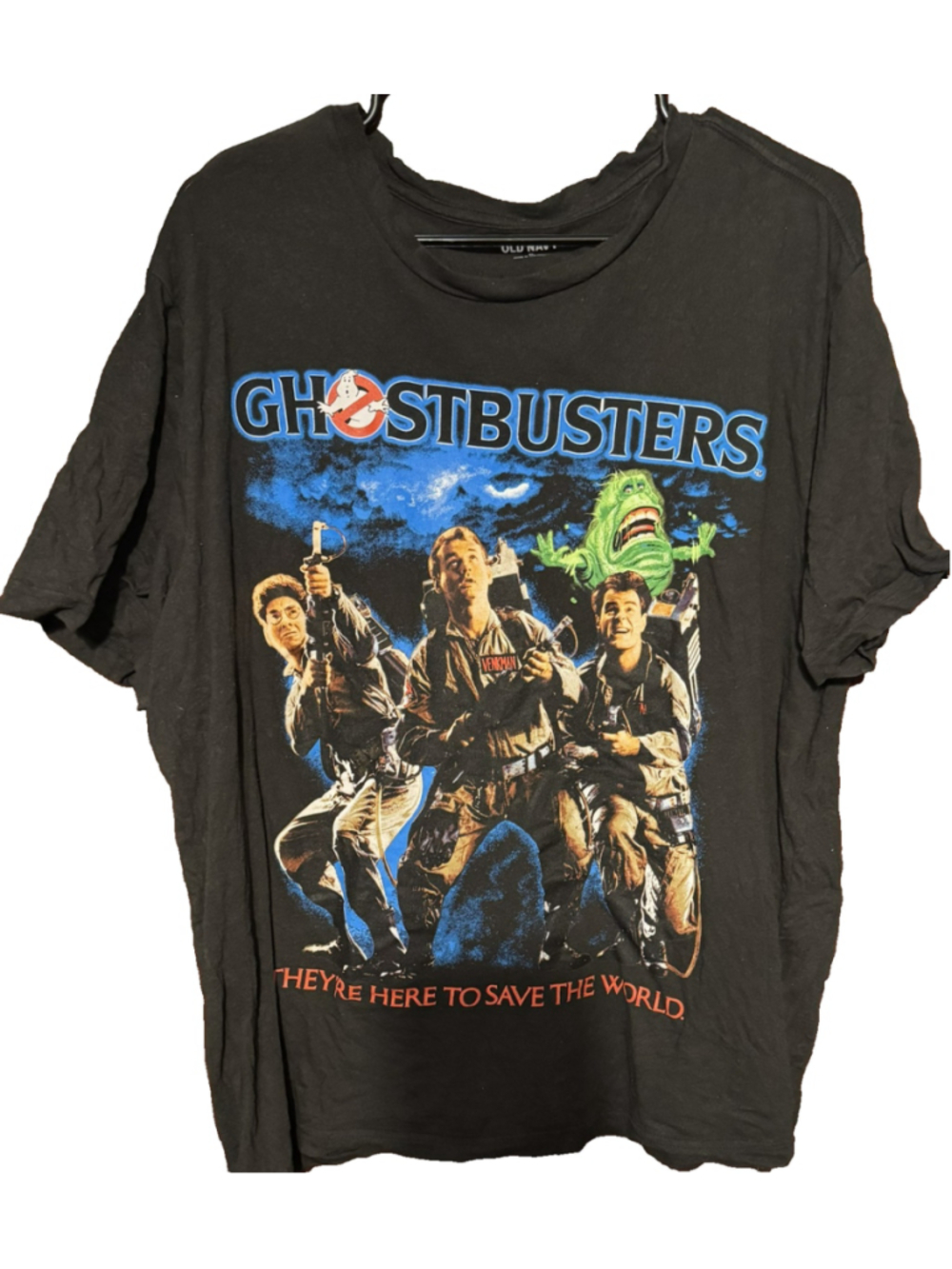 Ghostbusters Movie Logo T-Shirt Men's Size XL Black